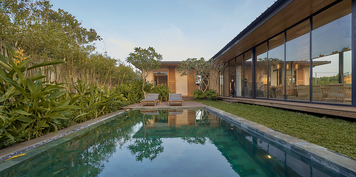 Công trình villa ven biển do Harmonie thi công với giải pháp vật liệu và thi công được lựa chọn phù hợp với điều kiện khí hậu ven biển.